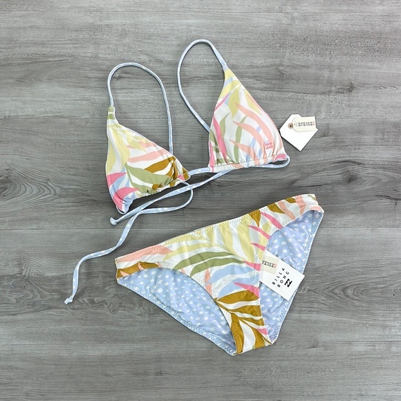 ☀️BILLABONG☀️ TROPIC JUNGLE LOWRID BIKINI SET - Picture 3 of 17